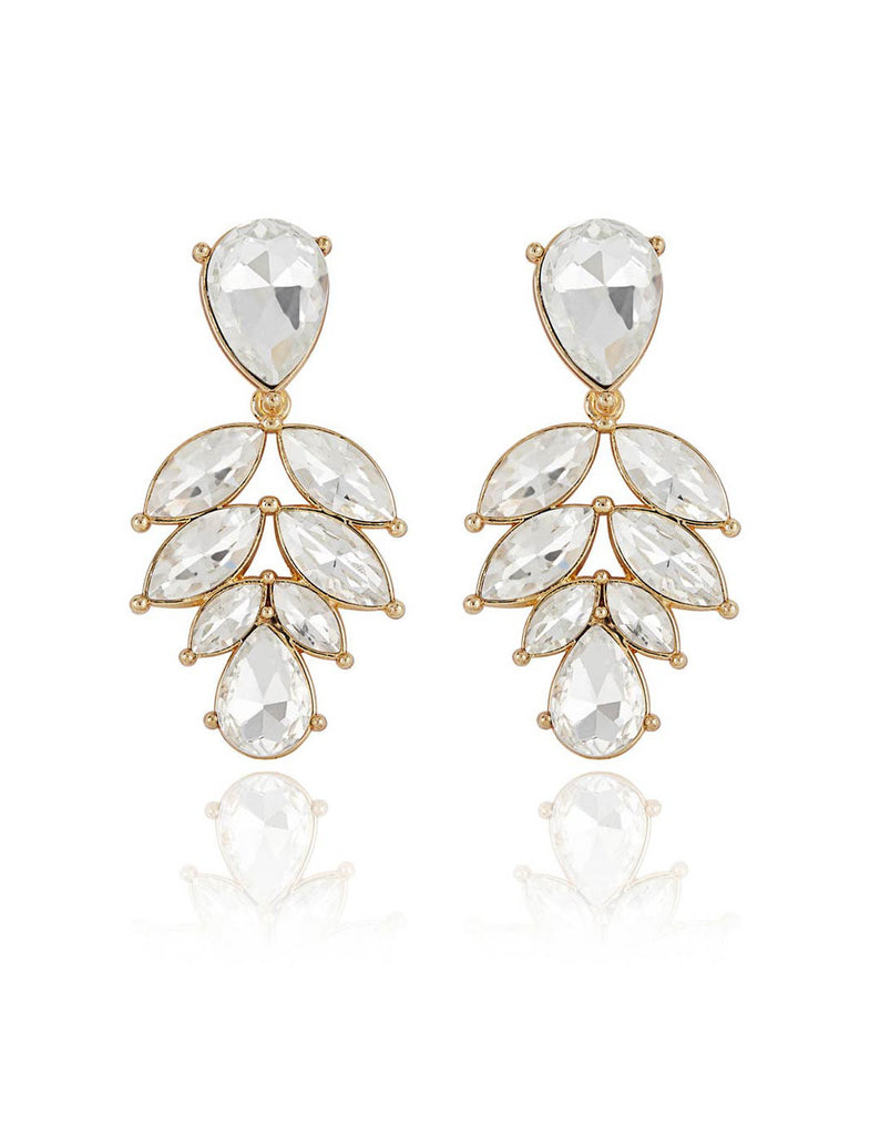 Faux Diamond Statement Earrings