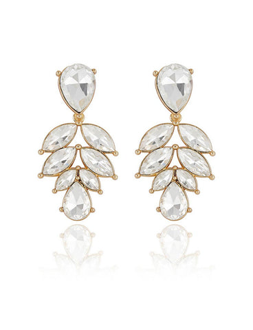 Faux Diamond Statement Earrings